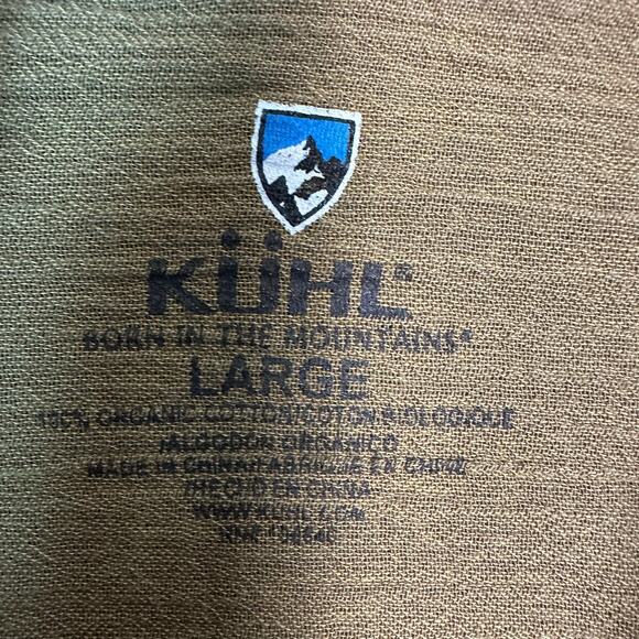 Kuhl men’s plaid button-up shirt cotton, short sleeve Gorp core outdoor utility - Picture 2 of 9